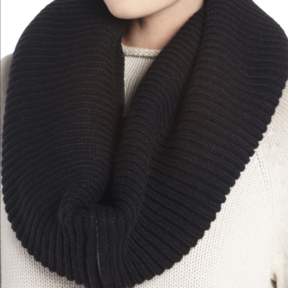 BCBG Knit Zipper Scarf